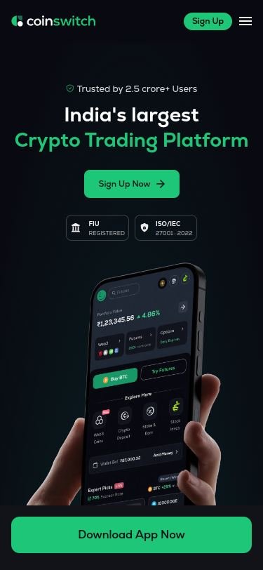 Buy Verified CoinSwitch Account thumbnail 3