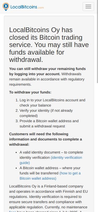 Buy Verified LocalBitcoins Account thumbnail 3